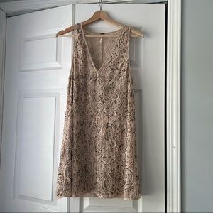 Free People Beaded Mini Dress